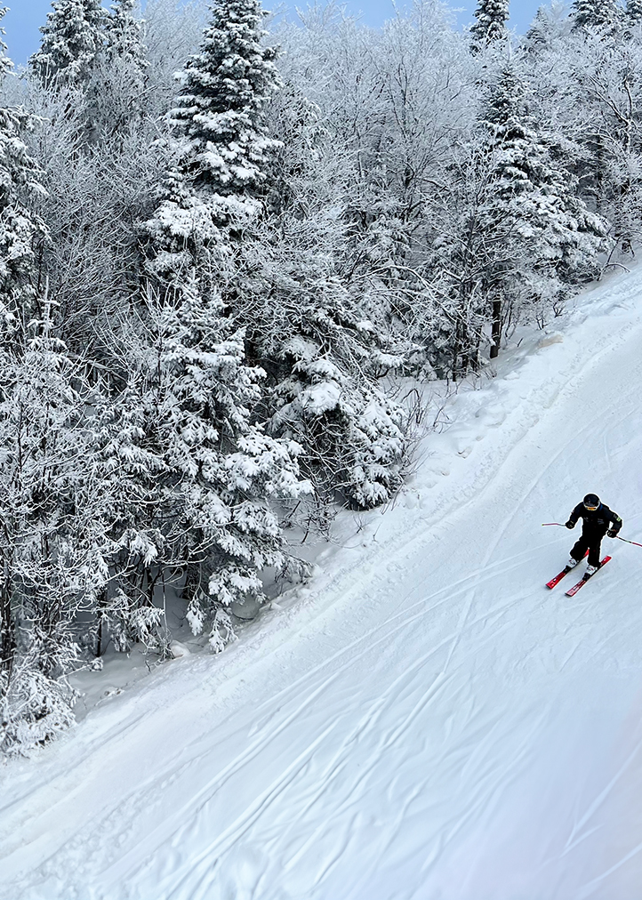 À proximité des pentes de ski